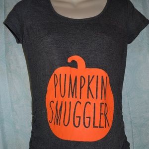 KT Maternity Medium Pumpkin Smuggler Tee